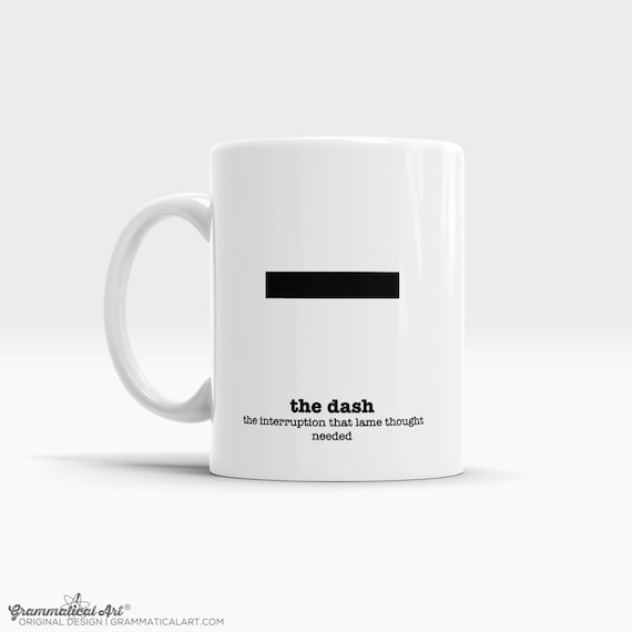 Tazza da caffè Tazze divertenti per insegnanti Amante del libro Regali  Grammatica Tazza Em Dash Grammatica Polizia Idee regalo Snarky Editors  Sceglie regali unici per insegnanti -  Italia