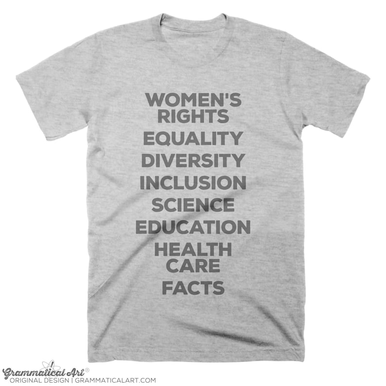 Womens Rights Shirt, Womens March Shirt, Womens V Neck, Fight for Womens Rights, Science Shirt, Political Shirt, Womens Tshirts, Nasty Woman image 3