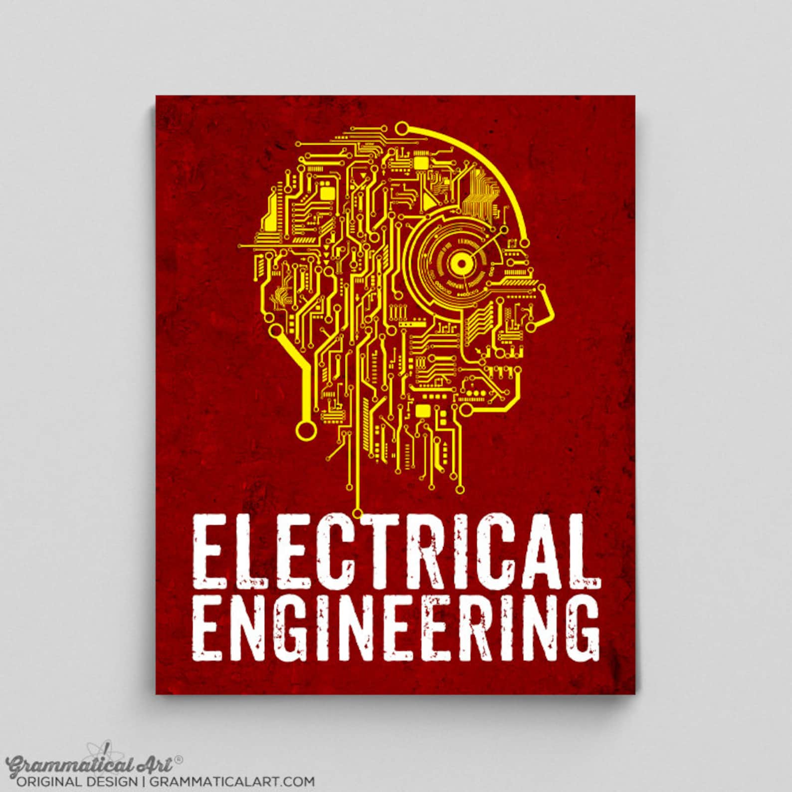 Electrical Engineer Poster Engineering Circuit Board Teacher Etsy