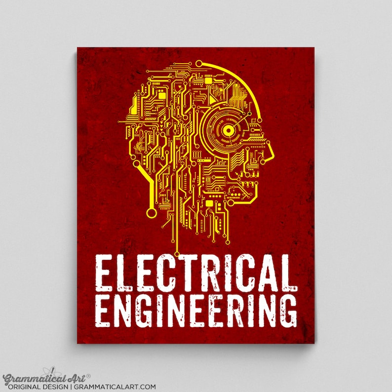 Electrical Engineer Poster Engineering Circuit Board Teacher Etsy