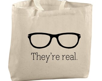 Sacola engraçada de lona sacola nerd presentes nerd sacola de óculos sacola de lona bolsa de fraldas presentes engraçados para ela presentes de natal engraçados nerd