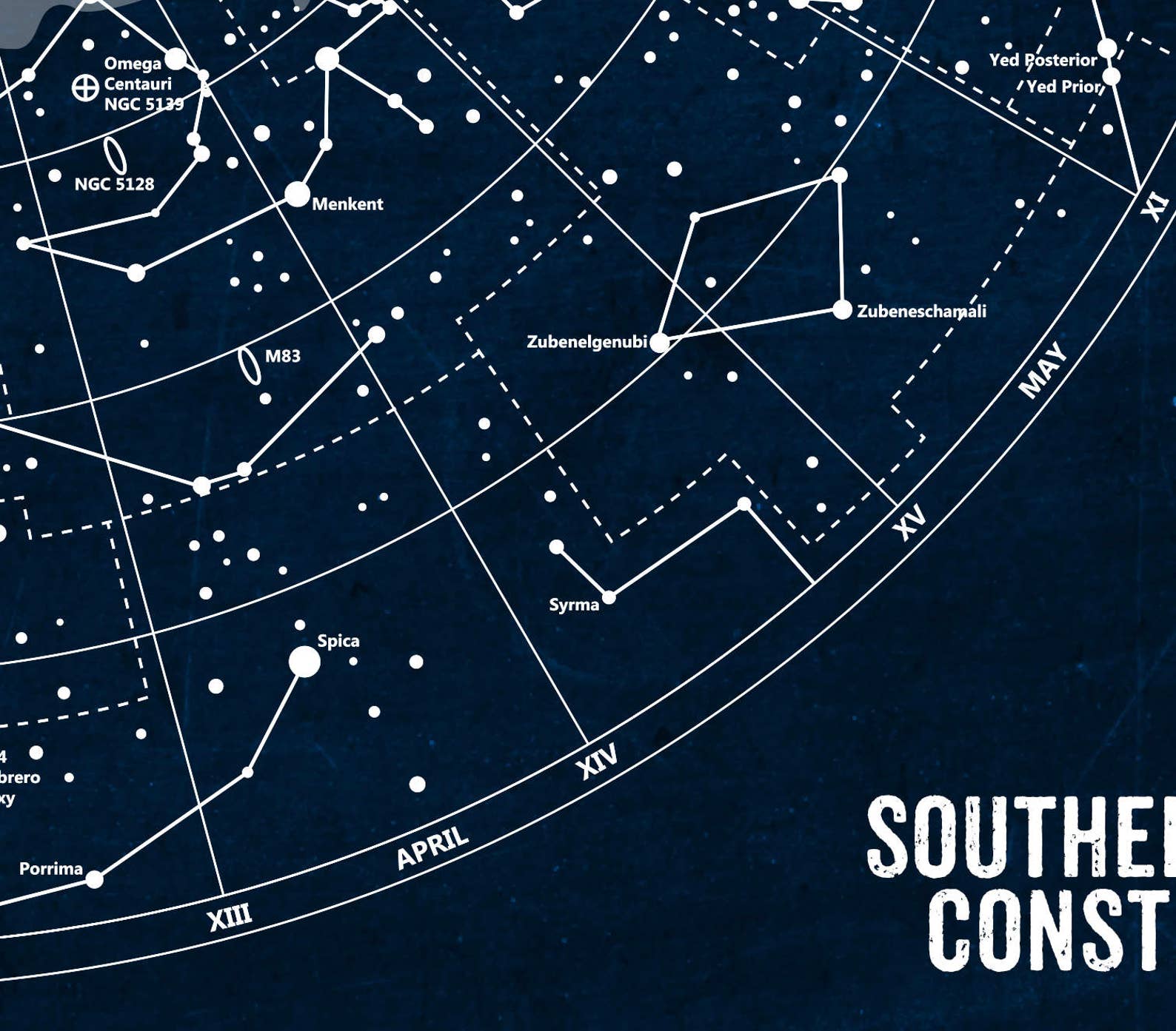 Stars Map Constellations Map Chalkboard Astronomy Poster Star - Etsy