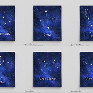 Orion Constellation Art Orions Belt Constellation Print Astrology Print Astrology Art Custom Astrology Gifts for Her Science Gifts for Him image 5