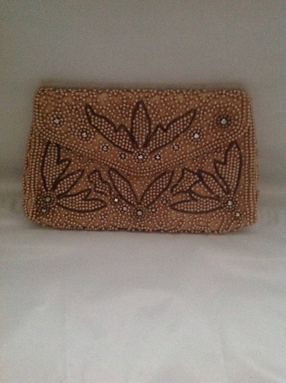 K&G Charlet Vintage Beaded Evening Clutch, purse, 