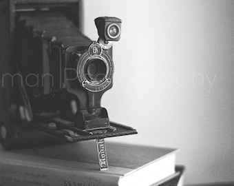 Antigua fotografía - Cámara foto - fotografía Retro - foto blanco y negro - Vintage Decor - fotógrafo amante regalo - cámara