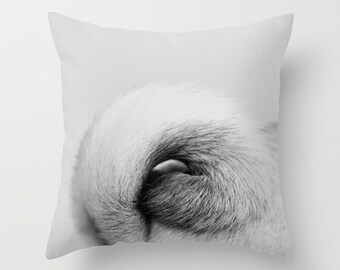 Cola de Perro Pug almohada - foto de cola de Pug perro Pillow - Almohada de Pug - Pug regalos - lindo el perro almohada - almohada - foto almohada - Linda almohada de Pug - perro