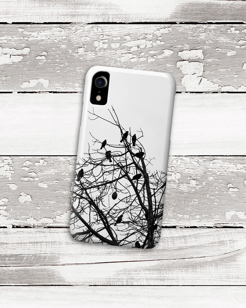 Bird iPhone SE Case Crow iPhone 6s Plus Cover iPhone 6s Case Bird iPhone 8 Case iPhone 5 Case iPhone Case Goth iPhone case image 1