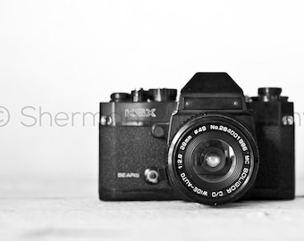 Cámara de fotografía - Cámara foto - fotografía Retro - foto blanco y negro - Vintage Decor - fotógrafo amante regalo - vintage