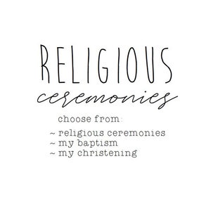 Religious ceremonies page
