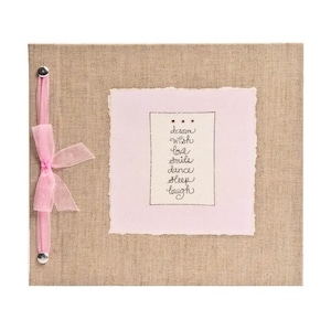 Linen Baby Book, Custom Baby Memory Book, Baby Shower Gift for Baby, Personalized Baby Book, Baby’s First Year, Baby Album, Made in the USA