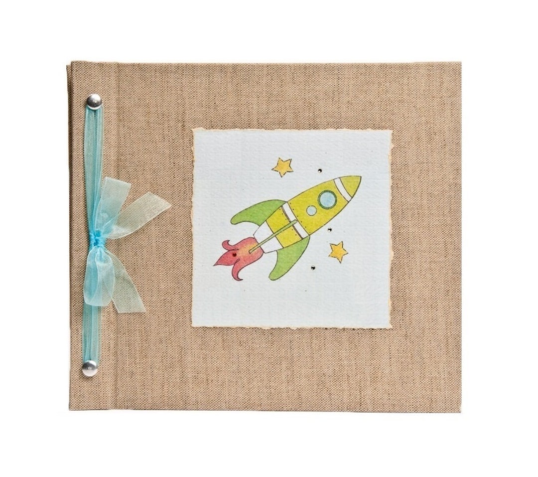 Baby Note Book Rocket Baby Memory Book, First Year Keepsake Gift - Etsy