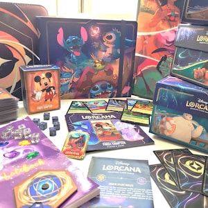Lorcana Mystery-boosterpakket! 24 kaarten met gegarandeerde folies en zeldzame kaarten! Dubbel zoveel kaarten en voordeliger dan een traditioneel pakket!