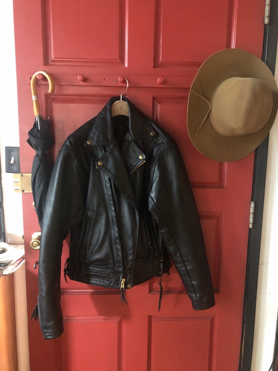 leather columbia jacket