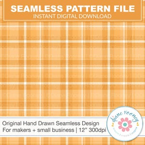 File senza cuciture in twill a quadri gialli e bianchi, motivo senza cuciture, per tessuto, tweed giallo senape, download digitale, strisce Cabincore