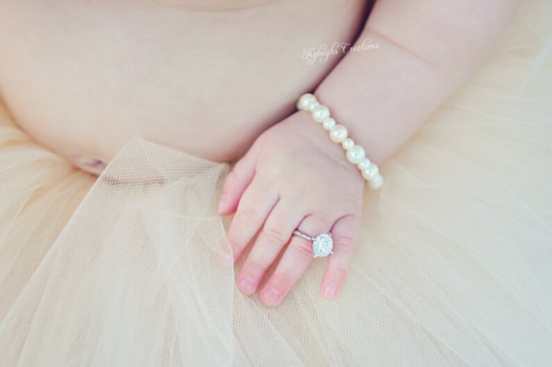 Set of 4 SILVER Baby Rings Newborn Baby Ring 2-4 Month Baby - Etsy