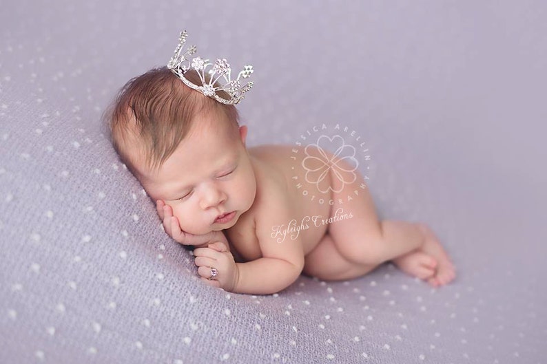 Newborn PINK diamond ring newborn keepsake newborn ring Etsy
