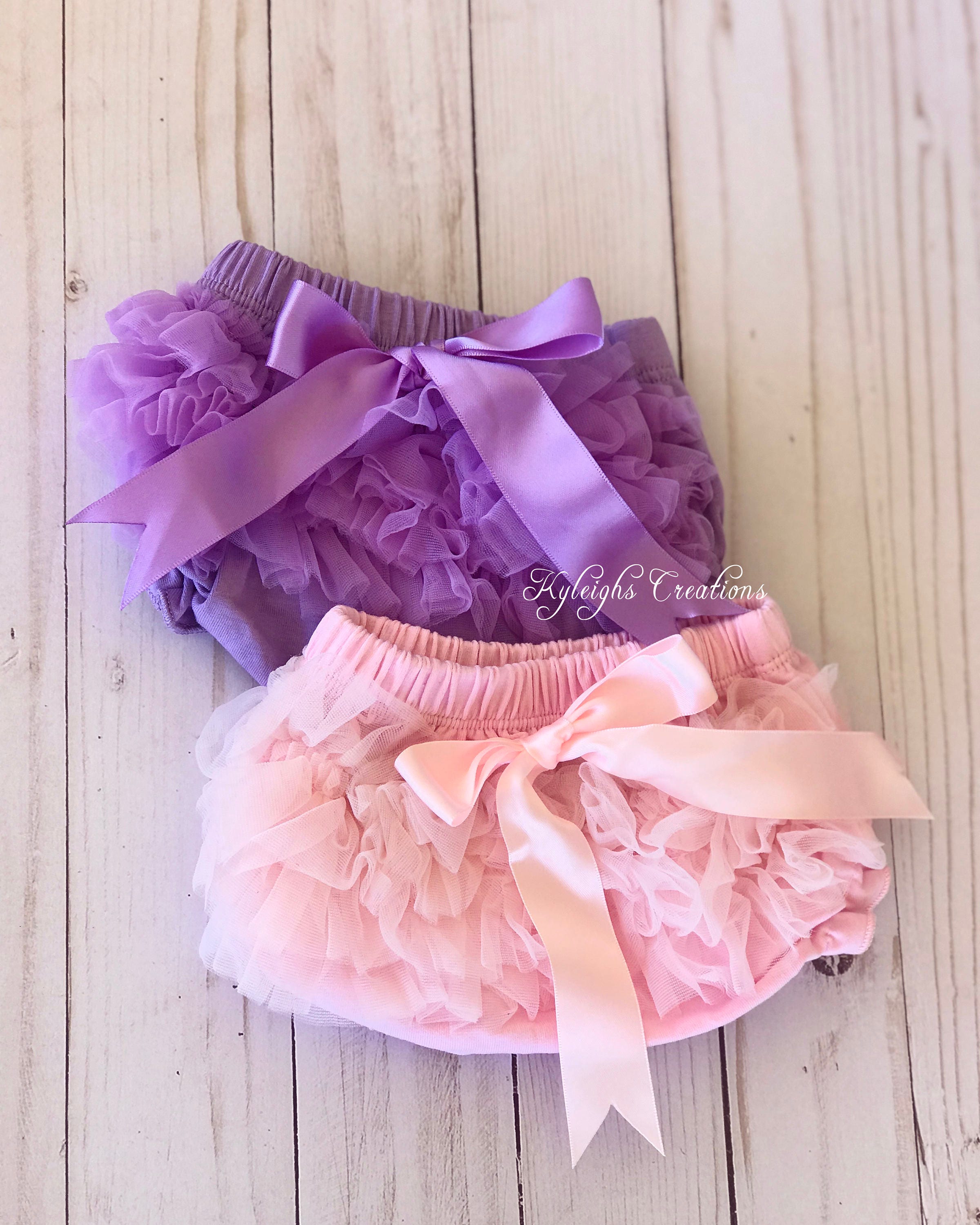 03 month bloomers pink baby bloomers ruffle bloomers bow Etsy