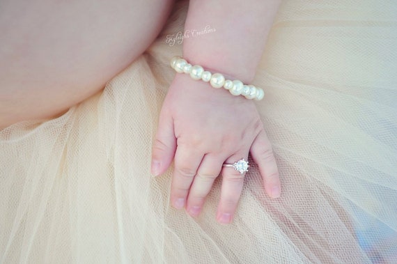 8-12 Month Silver Baby Ring, Baby Ring, Baby Jewelry