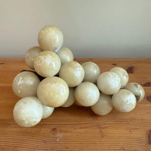 Vintage Alabaster Grapes