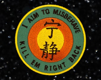 Serenity  Space Western Embroidered Iron On Patch