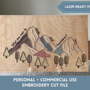 SVG "Cosa sono gli uomini?" Modello di ricamo Jane Austen per taglio laser, file di taglio Glowforge, file digitale