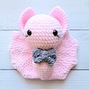PLUSHIE: Crochet Pink Baby Bat Amigurumi
