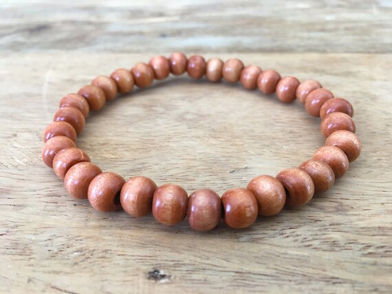 ZENSE - Bracciale da uomo con perline di legno ZB0359
