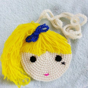 Little boy/girl crochet purse image 3