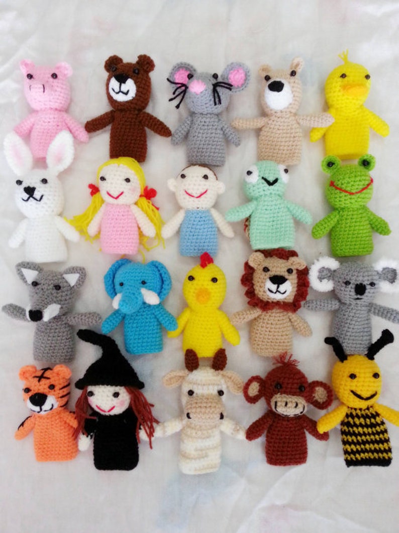 Crochet finger puppets for kids image 3