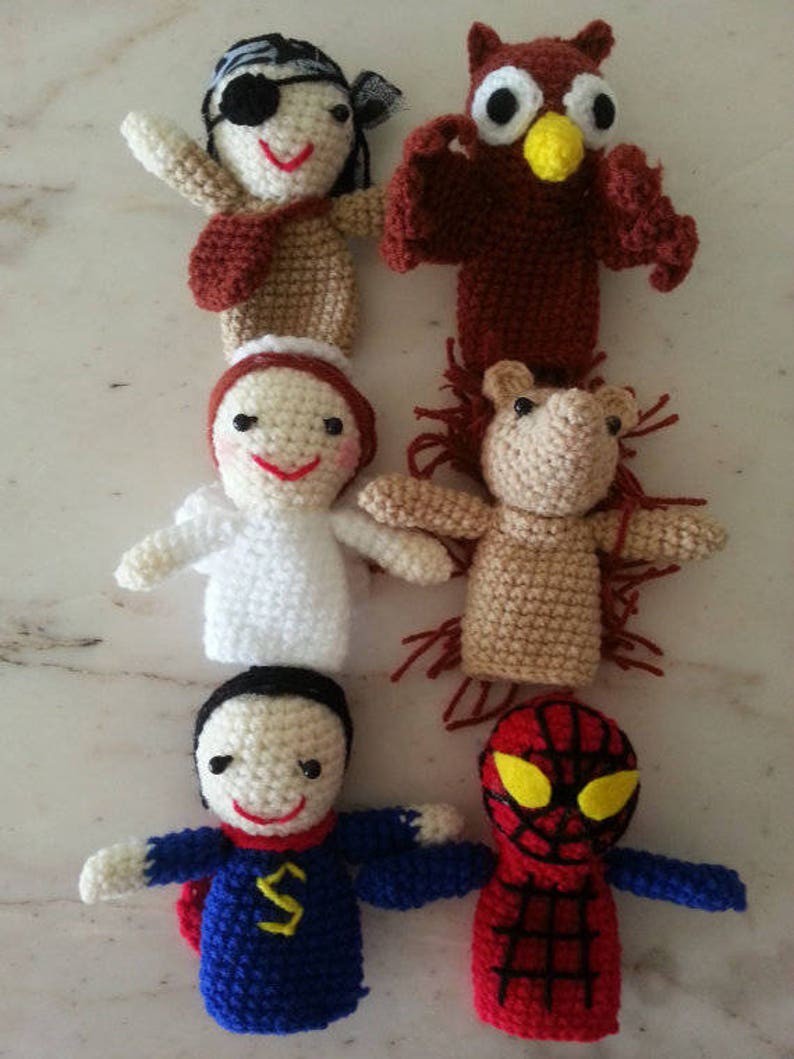 Crochet finger puppets for kids image 2
