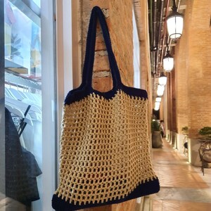 Crochet beach/throw all bag