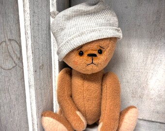 Charlie - Small  Handmade Teddy Bear