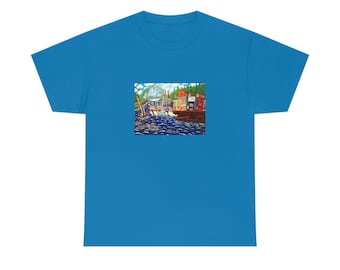 Fresh Crab In Newport, OR   Unisex Heavy Cotton Tee