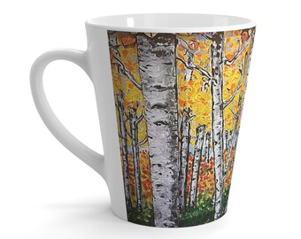 Aspens On Fire Latte Mug