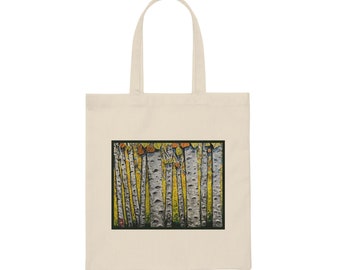 Aspens on Fire   Canvas Tote Bag