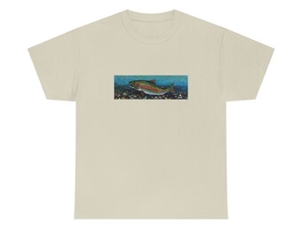 Rainbow Trout  Unisex Heavy Cotton Tee