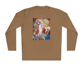 Spirit Horse /Unisex Lightweight Long Sleeve Tee