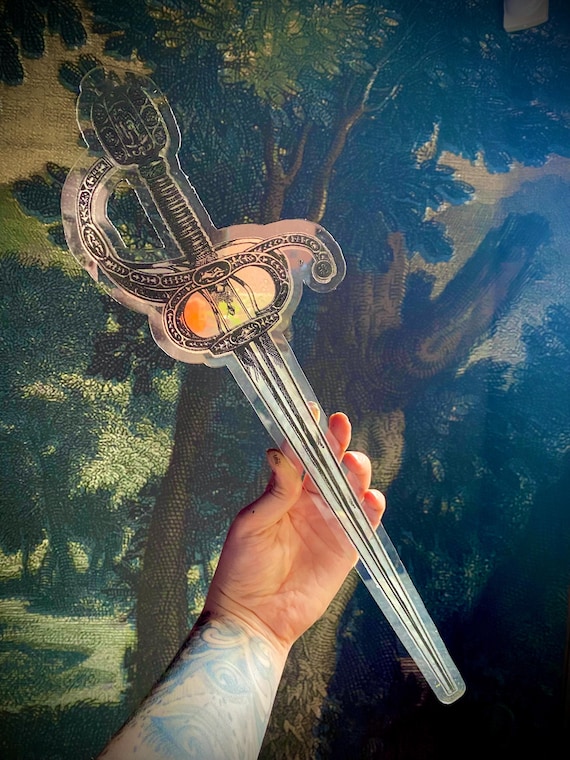 Sword Garden Stake – Mystical Trellis & Fantasy Garden Art - great gothic horror gift