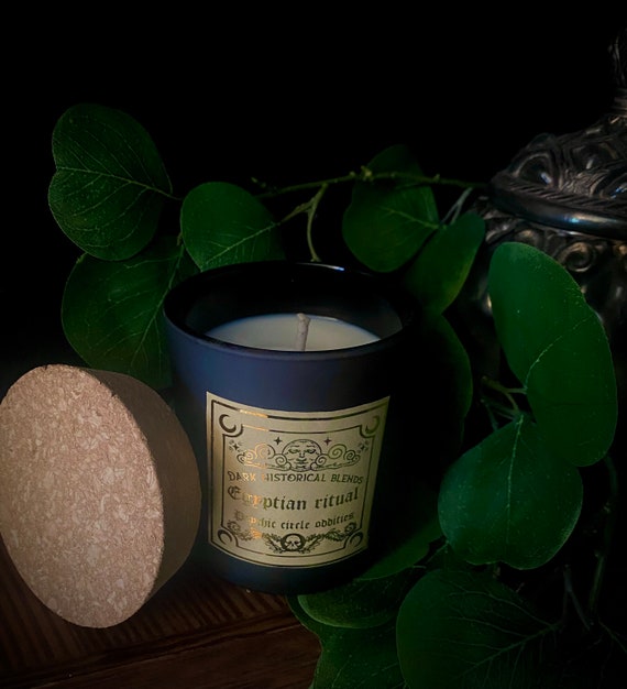 Dark historical blend candles- Egyptian ritual gothic candle!