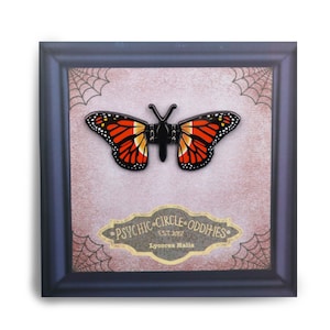The Monarch butterfly - Moving wing enamel pin!