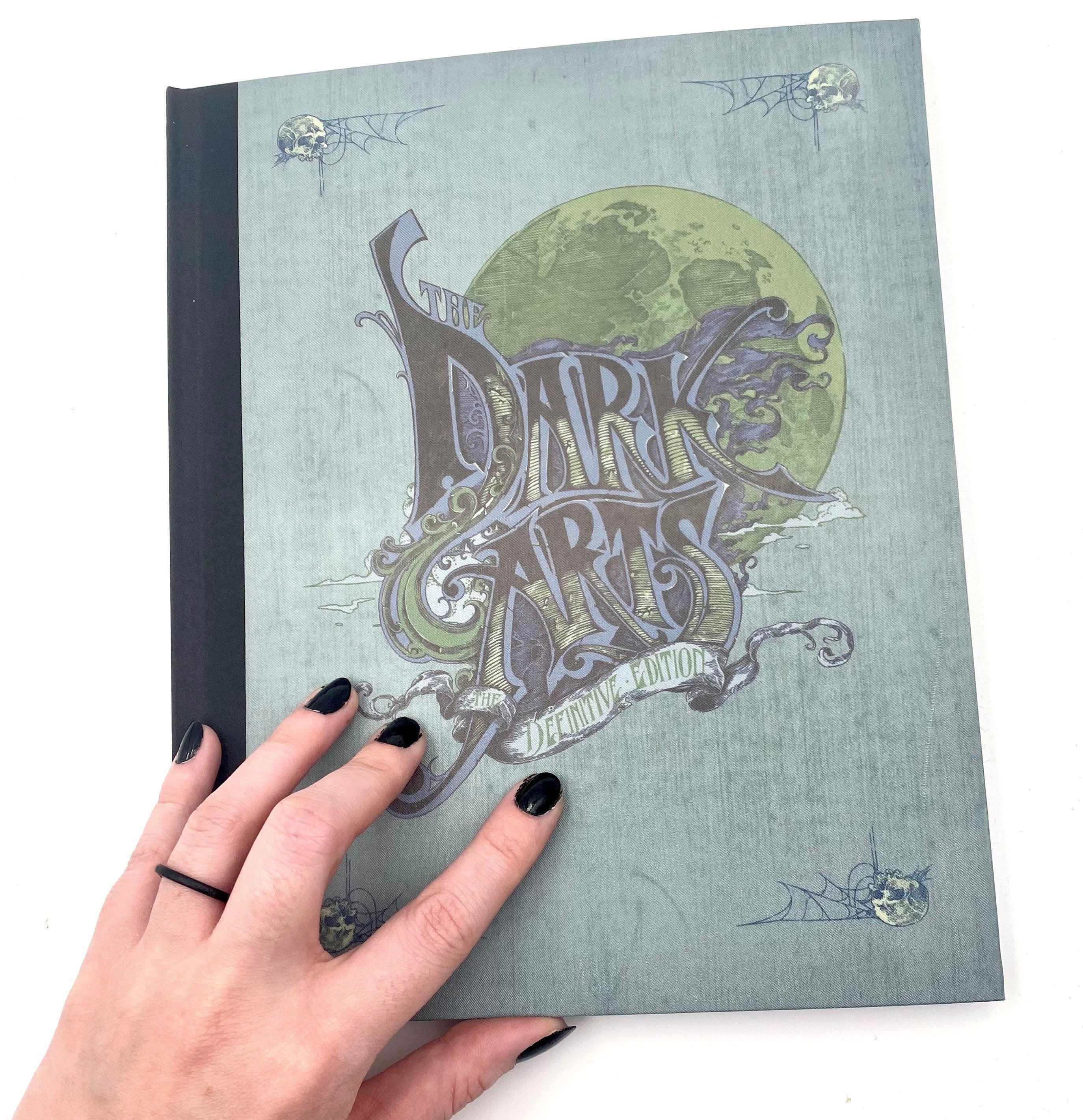 The dark arts blank journal notebook! Gothic horror gift!