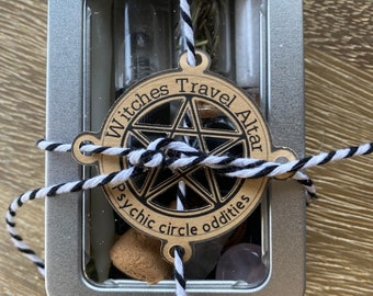 Witches travel altar! Altar for travel or beginners! Occult magick magik