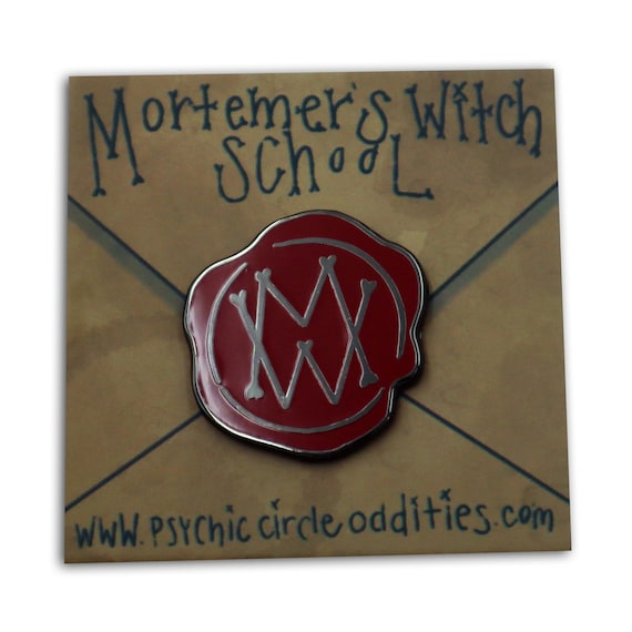 Mortemer'S Witch School - Wax Seal Enamel Pin!