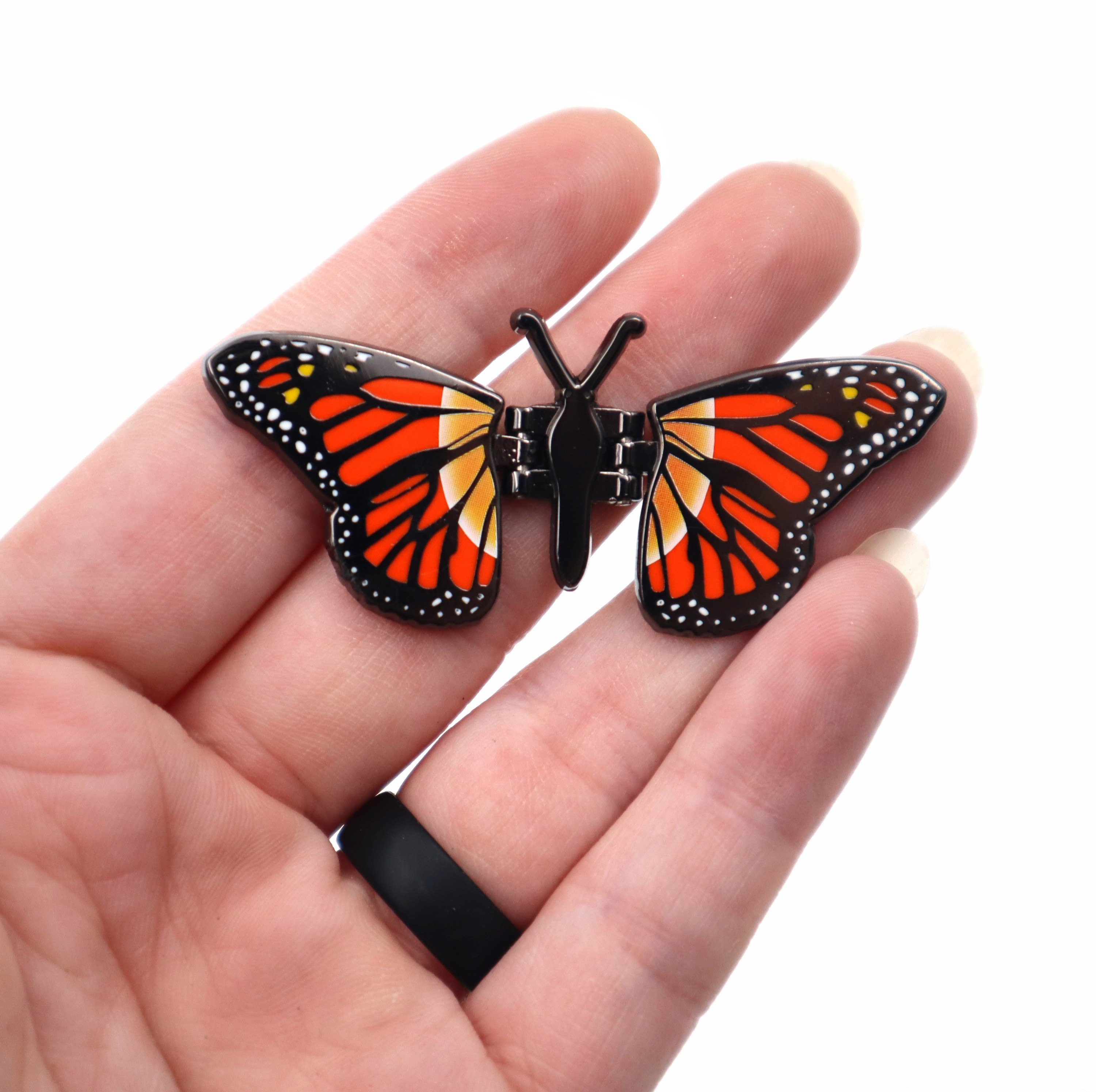 Renegade Craft — Monarch Butterfly Enamel pin