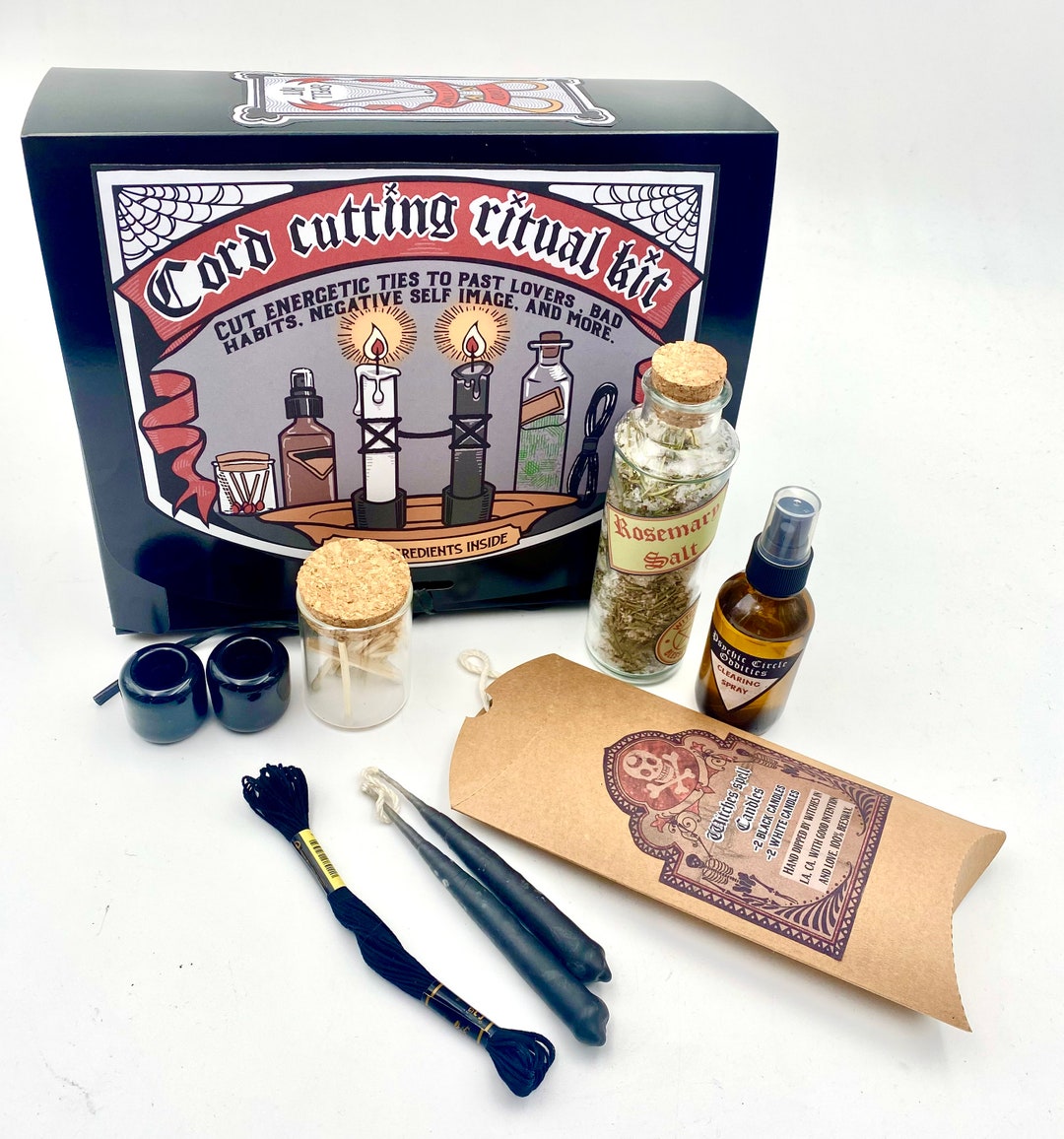 Cord Cutting Ritual Spell Kit- Everything You Need to Cut Energetic ...
