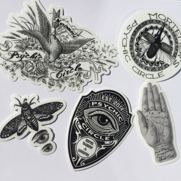 Psychic circle sticker pack!