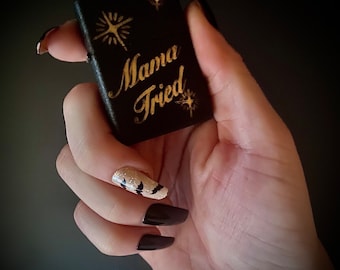 Mama tried! black engraved zippo lighter! Mother’s Day gift 2024