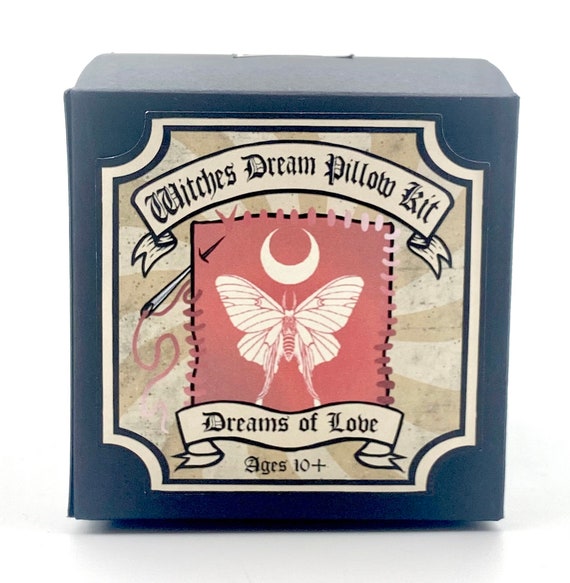 Witches dream pillow kit- dreams of love! Everything you need to make your own magic spellcraft! Occult witchcraft spell