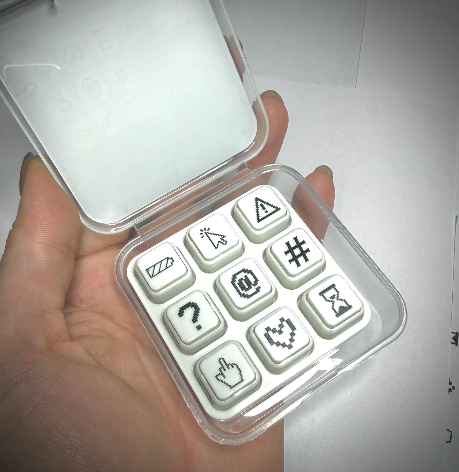 Ink Stamp Computer Y2K Computer Icon Stamp Set – 9-in-1 Self Inking Stamps | Pixel Heart ...