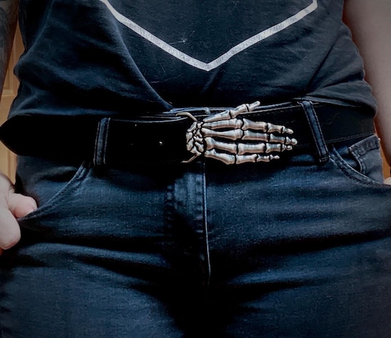 Grasp of the Grave Belt Buckle - skeleton hand gothic accessories and makes a great gift!